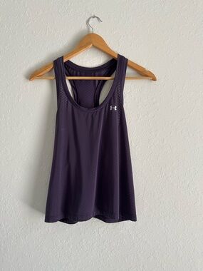 Under Armour Deep Purple Racerback Performance Tank